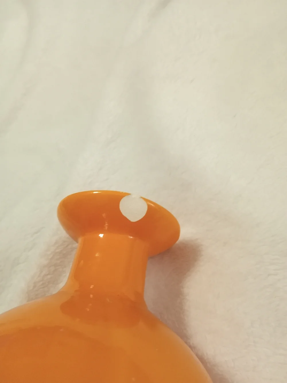 Orange Decorative Ceramic Vase - Home Accents